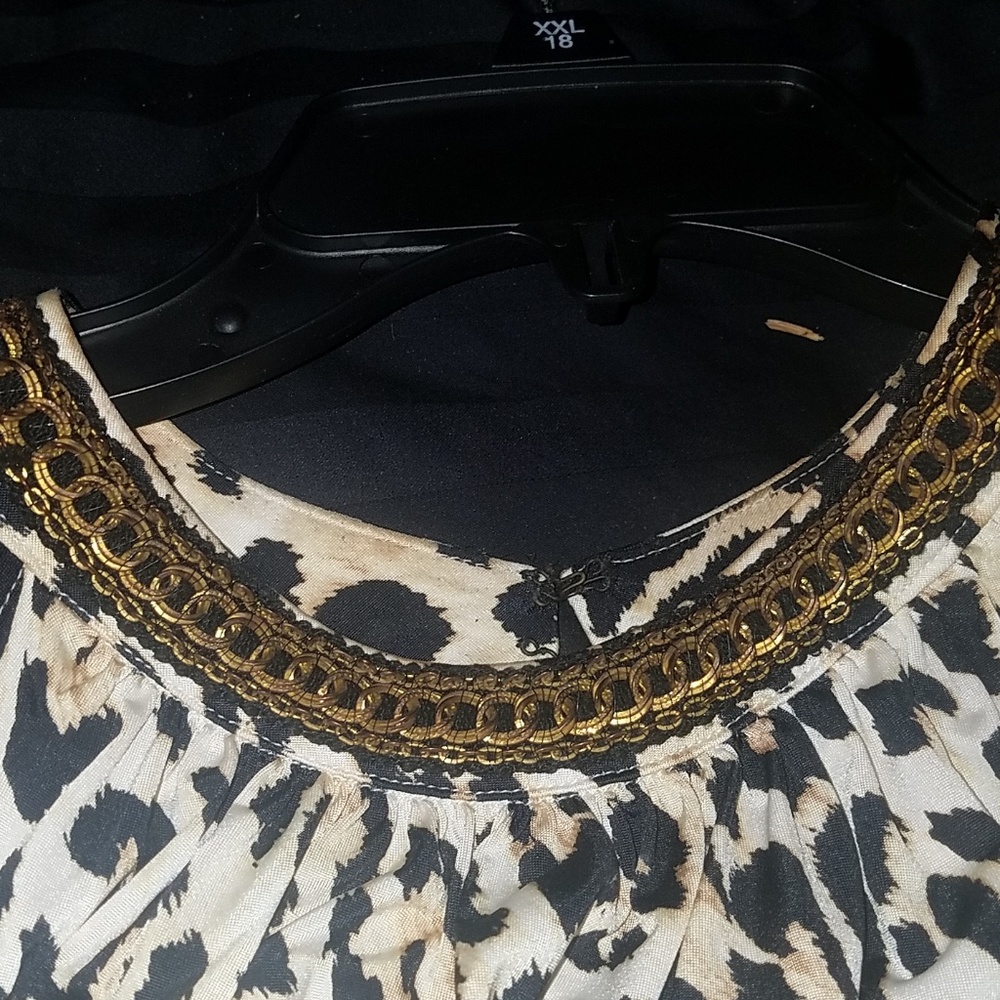 Cheatah blouse